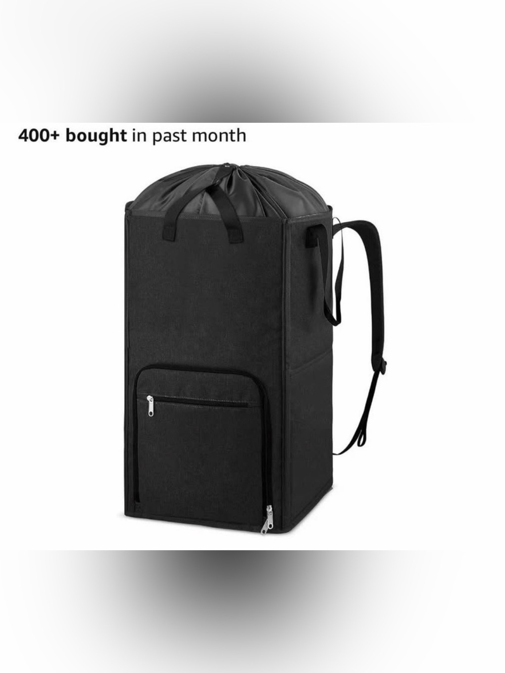 Laundry Backpack Bag with Adjustable Shoulder Straps, Extra Large 2 in 1 Laundry